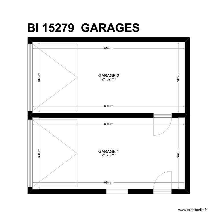 BI 15279.. Plan de 48 pièces et 463 m2