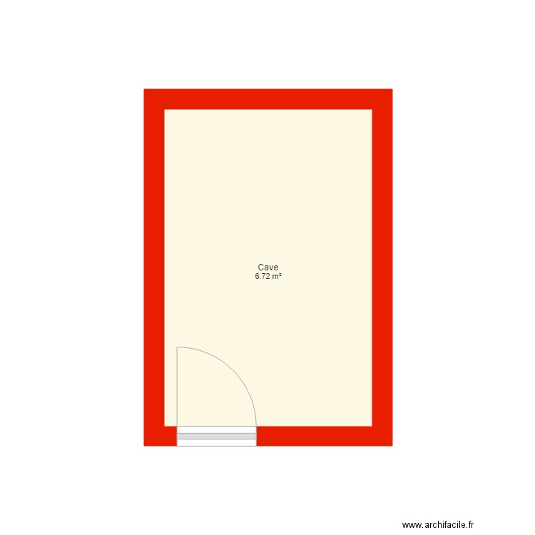 BI 2883 cave non côté. Plan de 0 pièce et 0 m2