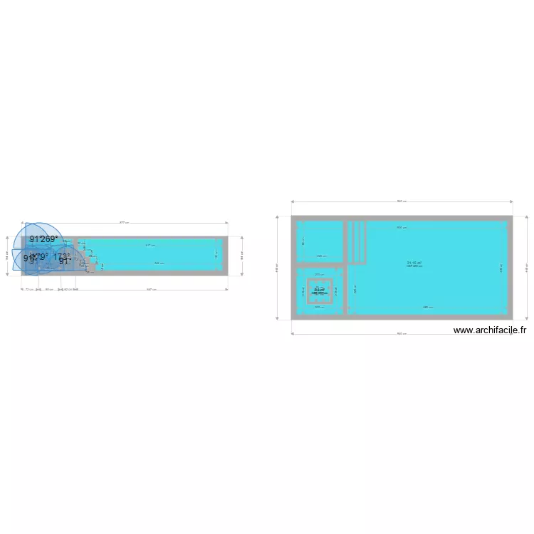 SPA PISCINE. Plan de 