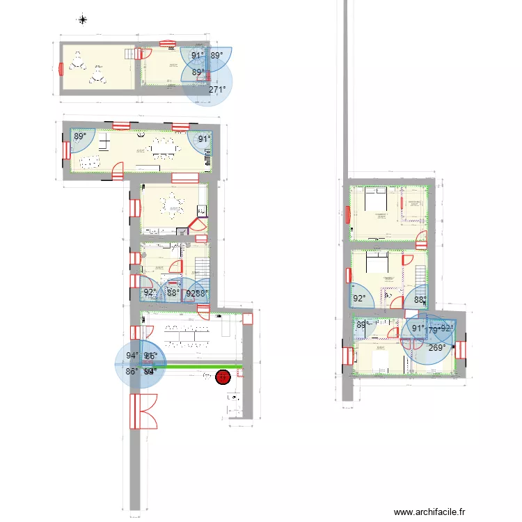 MAISON RANCHAL PLAN AVEC ETAGE 4 CH ET SDB GAUCHE+CHA. Plan de 