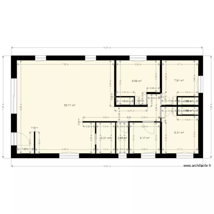 maison 2 granajola. Plan de 