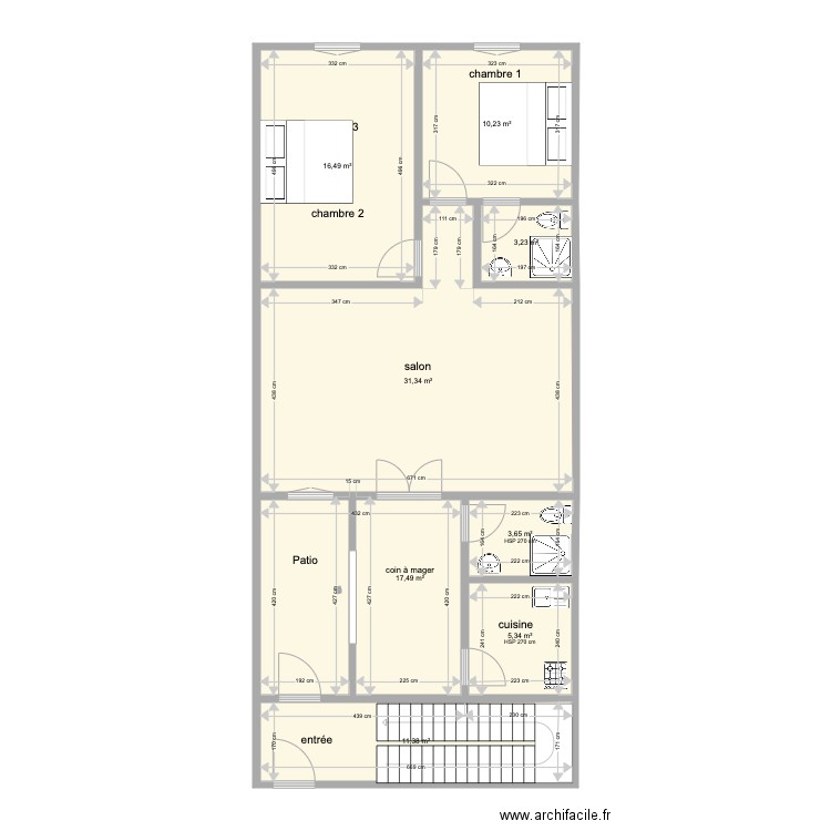 annexe renversée 2. Plan de 0 pièce et 0 m2