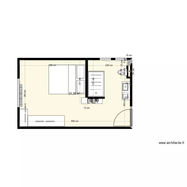 Salle de bain 4. Plan de 