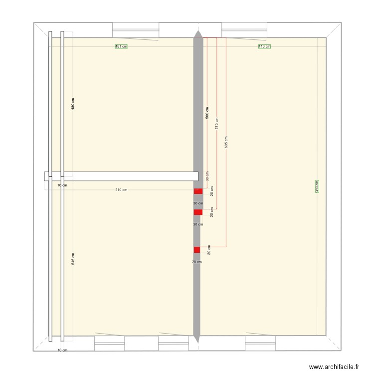 Henriville poutrelle sol etage. Plan de 0 pièce et 0 m2