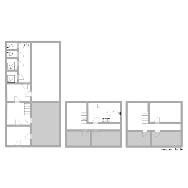 SI-313-PLAN. Plan de 18 pièces et 230 m2