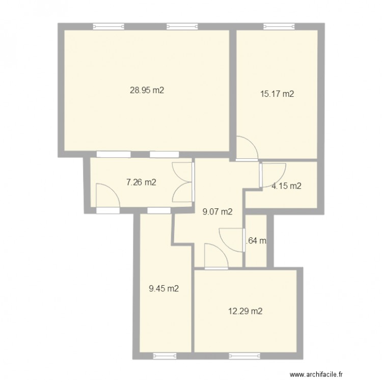 Ledru Rollin. Plan de 0 pièce et 0 m2