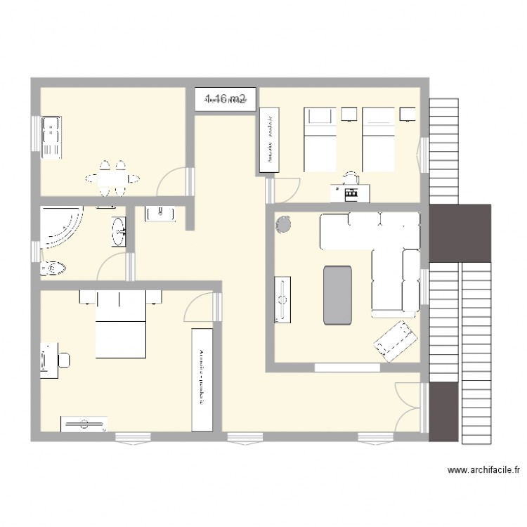 plan. Plan de 0 pièce et 0 m2