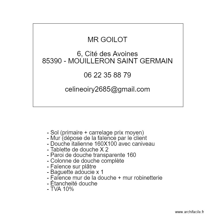 NOUVEAU PROJET. Plan de 0 pièce et 0 m2