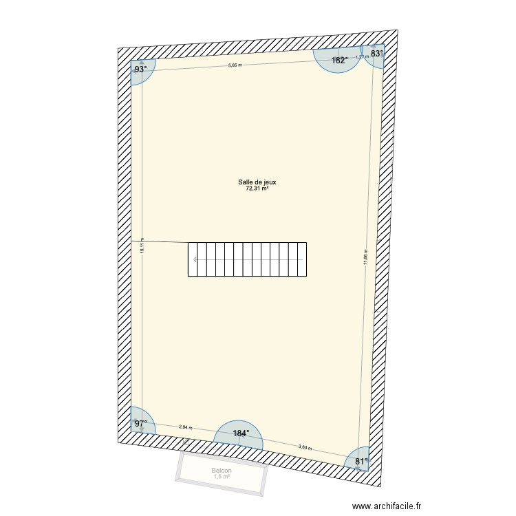 Maison 1. Plan de 0 pièce et 0 m2