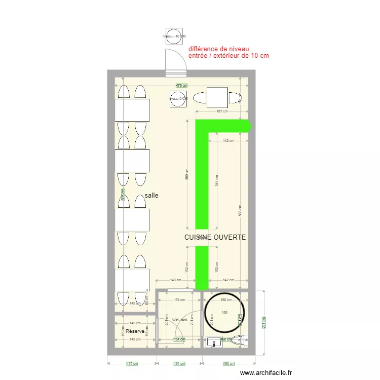 stick. Plan de 0 pièce et 0 m2