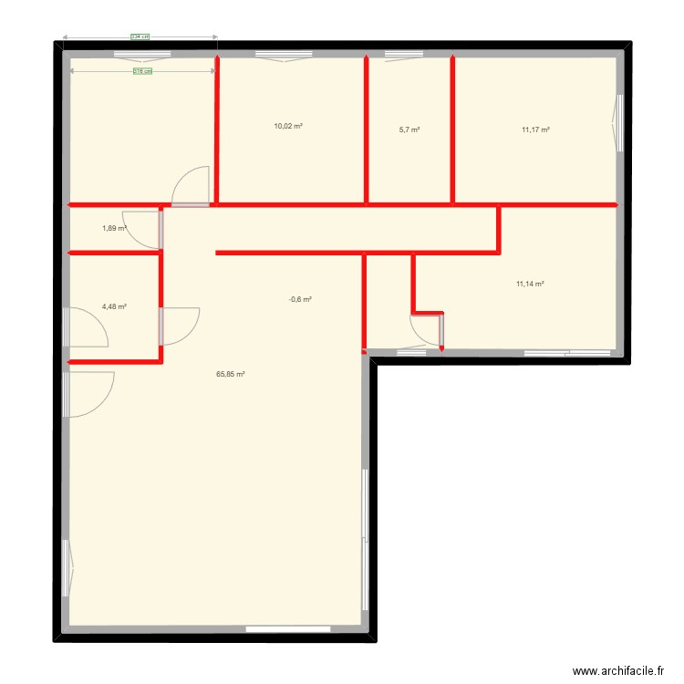 ger. Plan de 8 pièces et 230 m2