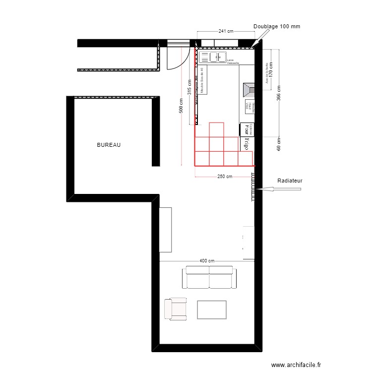 CHAPOT PROJET COTE 3. Plan de 0 pièce et 0 m2