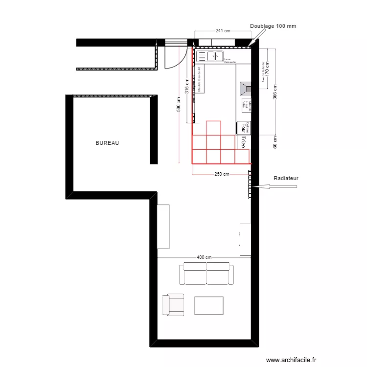 CHAPOT PROJET COTE 3. Plan de 
