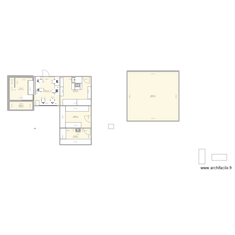 dentiklabçç. Plan de 0 pièce et 0 m2
