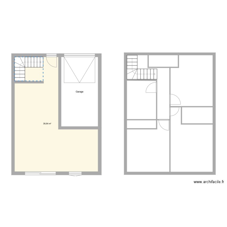 Plan Laeti. Plan de 10 pièces et 113 m2