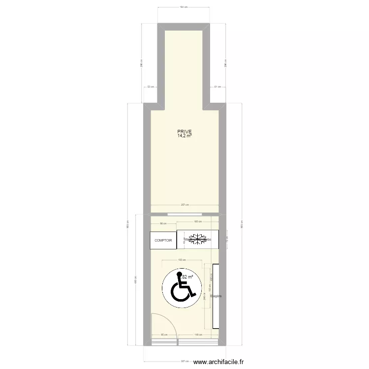 BESNARD. Plan de 