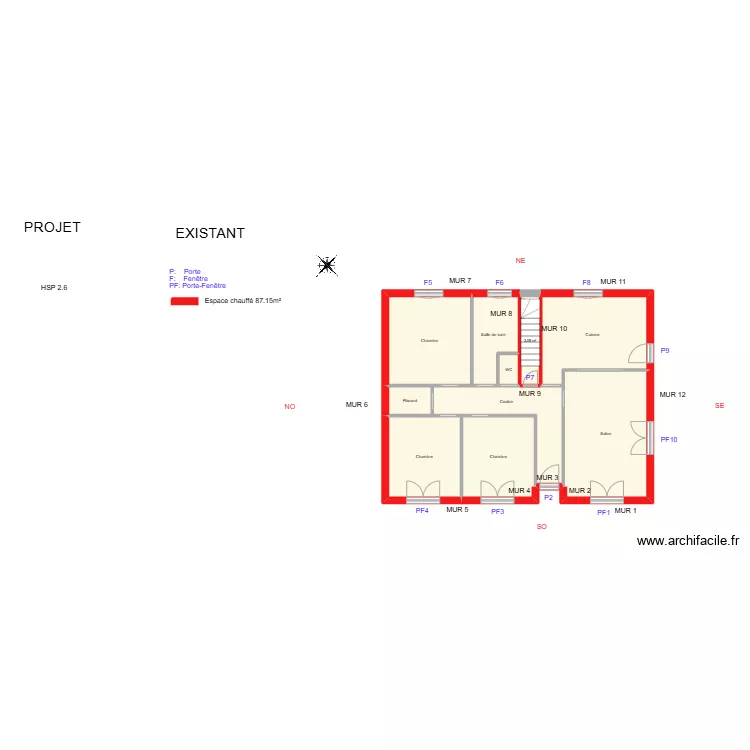 SORIN_ Existant. Plan de SORIN_ Existant. Plan de