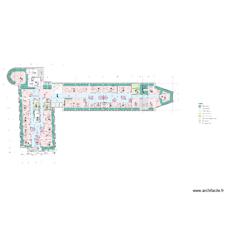 Imp&eacute;ratrice 4&egrave;me &eacute;tage (cegelec) faux plafond et faux plancher. Plan de 0 pièce et 0 m2
