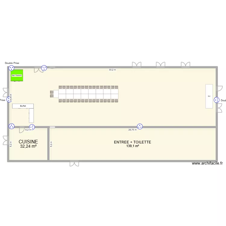 Plan Salle. Plan de 3 Pièces et 482 m² Plan Salle. Plan de 3 Pièces et 482 m²