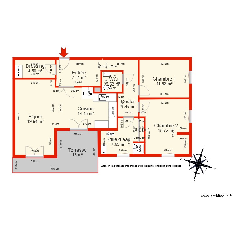 BI 5322 coté. Plan de 0 pièce et 0 m2