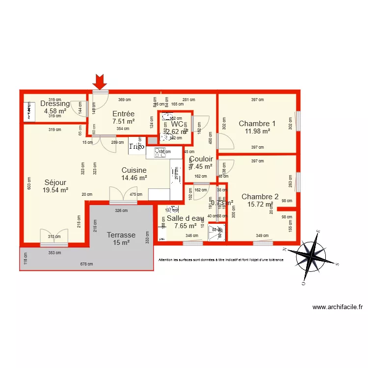 BI 5322 cot&eacute;. Plan de 