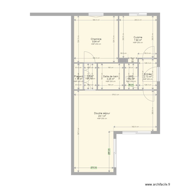 PLAN FONCIA 22 NORIAC RDC B01. Plan de 0 pièce et 0 m2