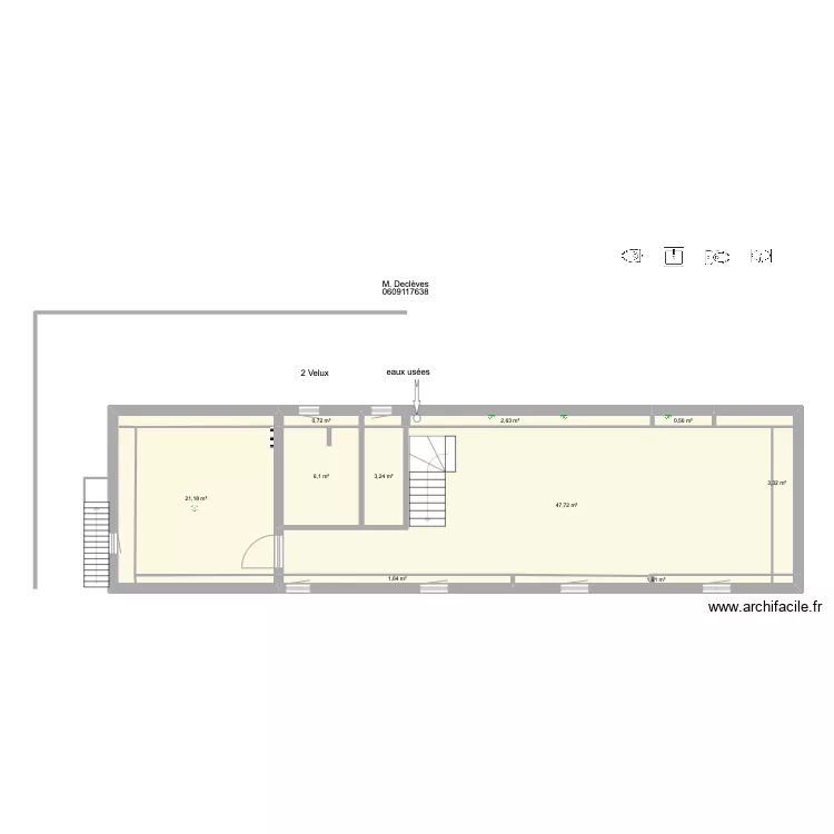 Etage Beuz 2. Plan de 