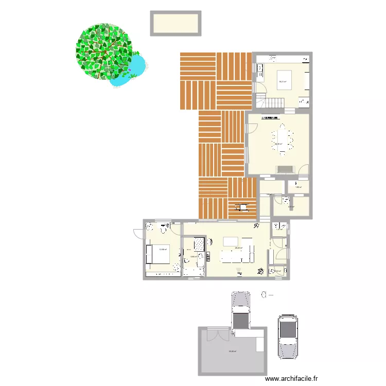 Maison Cleder. Plan de 