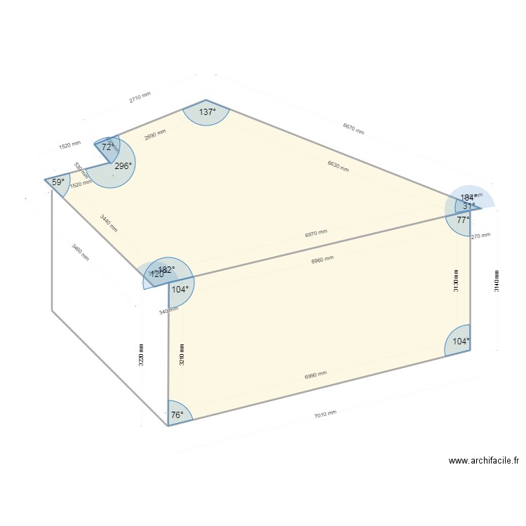 VUE 3D. Plan de 0 pièce et 0 m2