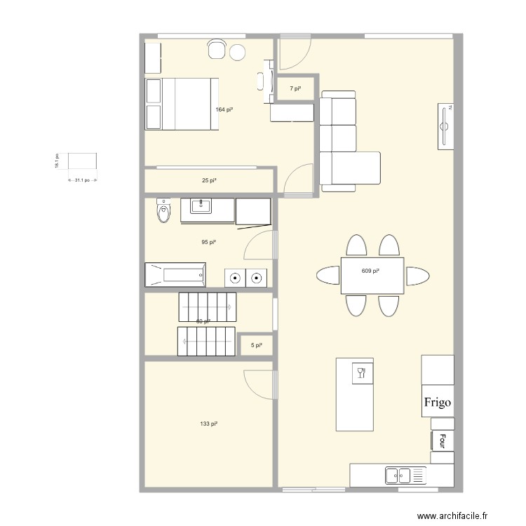 516 after. Plan de 0 pièce et 0 m2