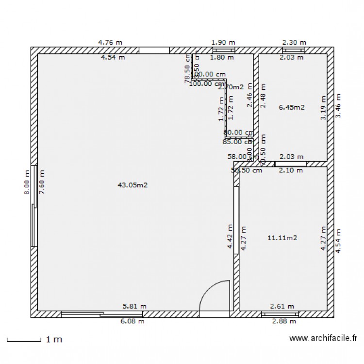 MAISON BBC. Plan de 0 pièce et 0 m2