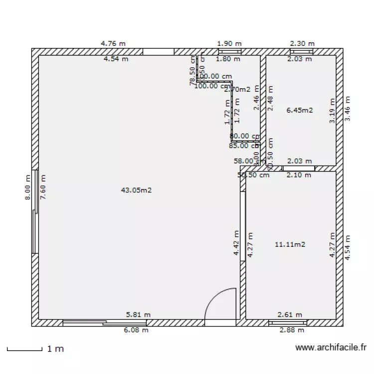 MAISON BBC. Plan de 