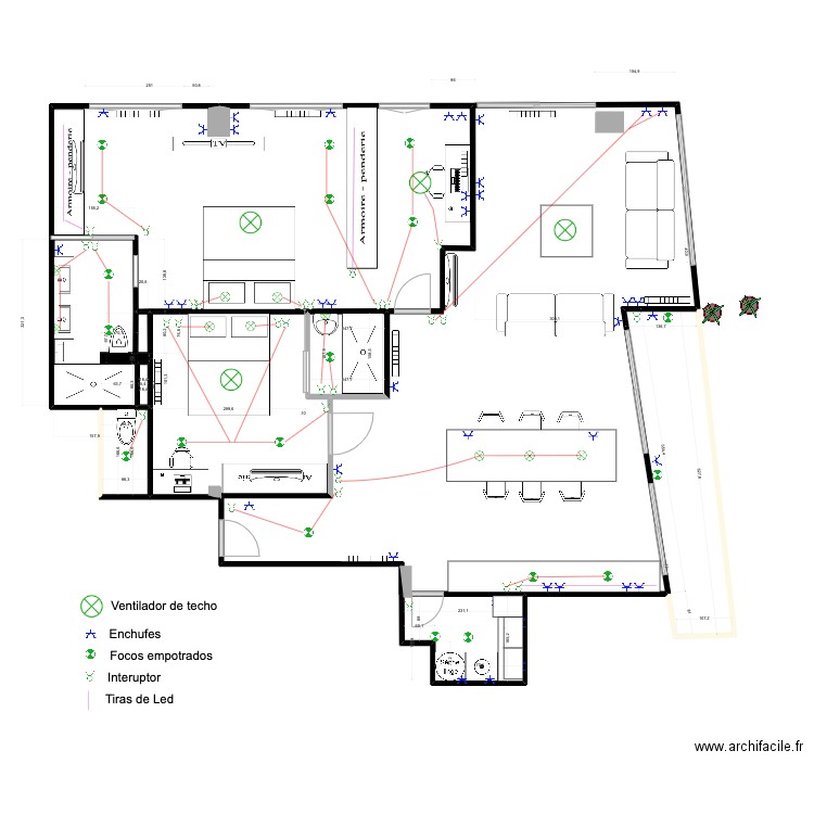 Gran de Gracia luz 0909 - Thibaut. Plan de 0 pièce et 0 m2