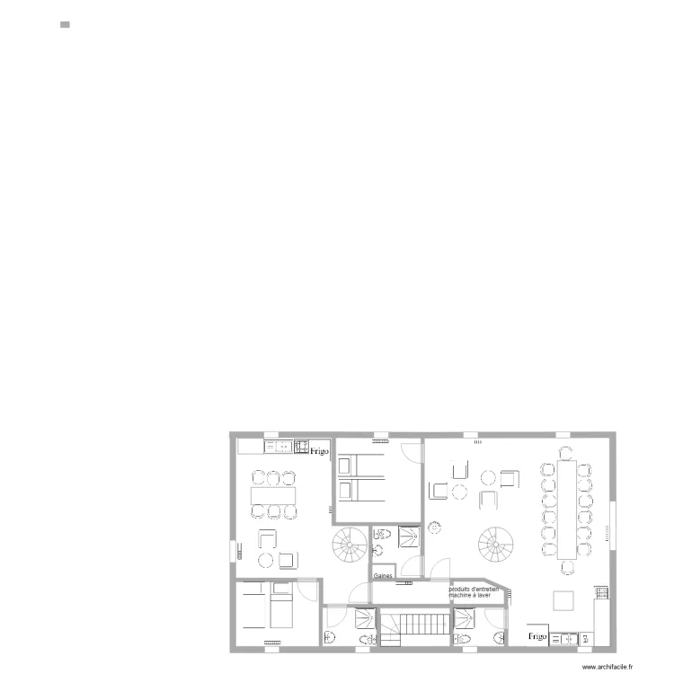 fin de soir&eacute;e. Plan de 