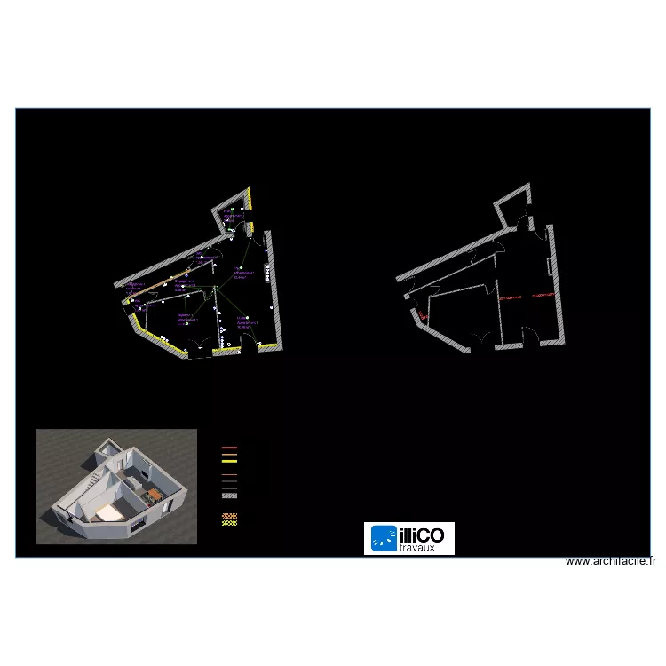 Plan implantation elec RDC appt 1. Plan de 