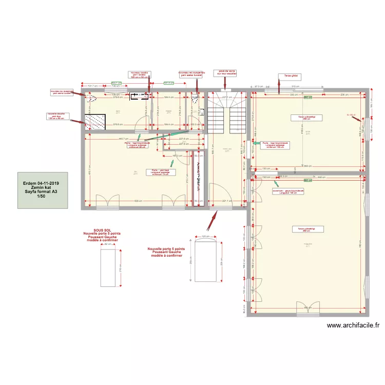 Erdem RDCH SANS MEUBLES 04 11 2019. Plan de 