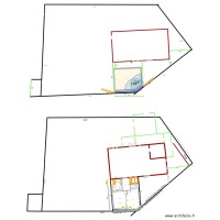 Annexe avec Mur et plots bétons