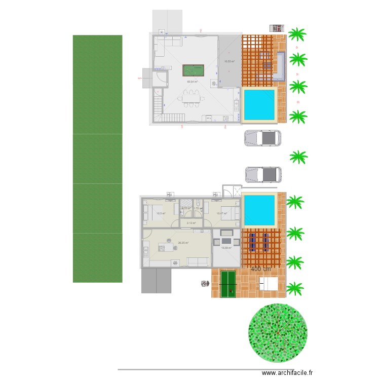 villa 1 et 2 CUSSET REGULUS. Plan de 0 pièce et 0 m2