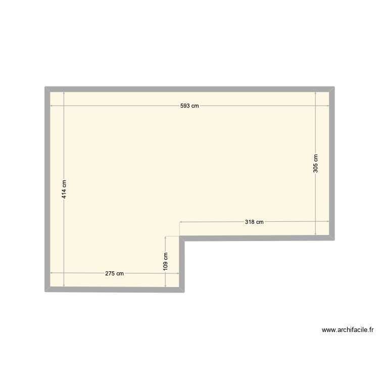 Cuisine 2 - Plan 1 pièce 21 m2 dessiné par UROCK