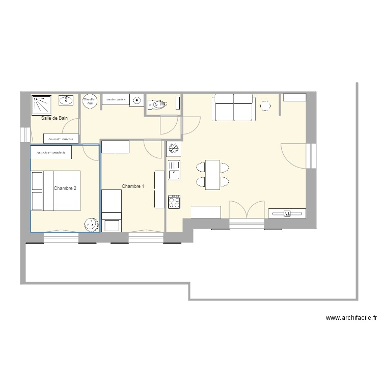 Maison Patricia Bis. Plan de 0 pièce et 0 m2
