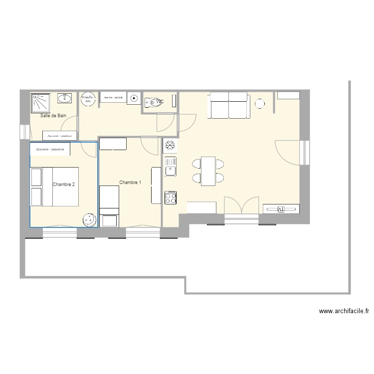 Maison Patricia Bis. Plan de 0 pièce et 0 m2