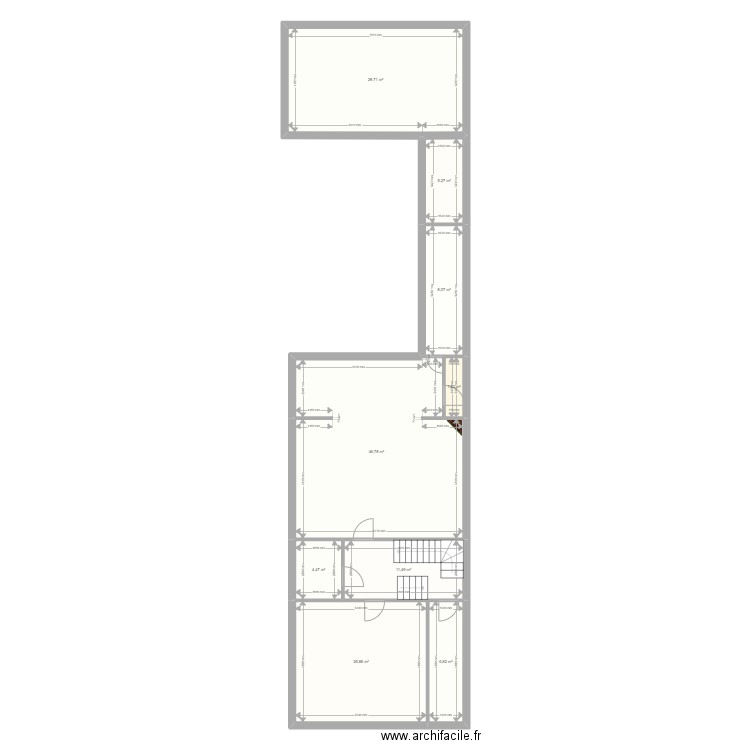 PlanHermitage. Plan de 9 pièces et 140 m2