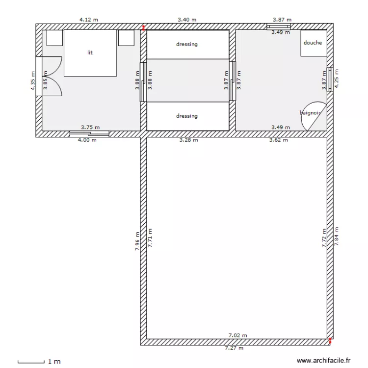 maison proget. Plan de 