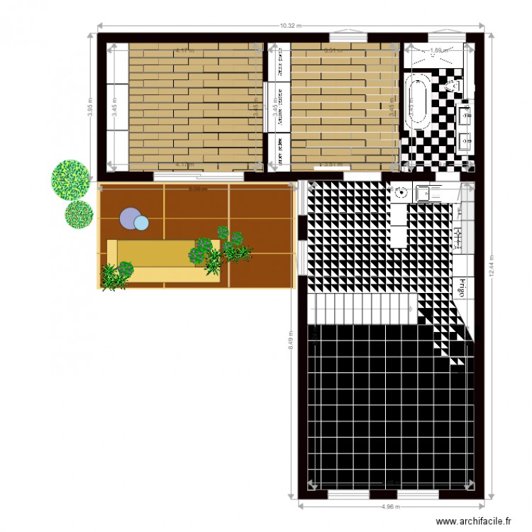 Appart Biriatou 25 mars 2015 Plan sols . Plan de 0 pièce et 0 m2