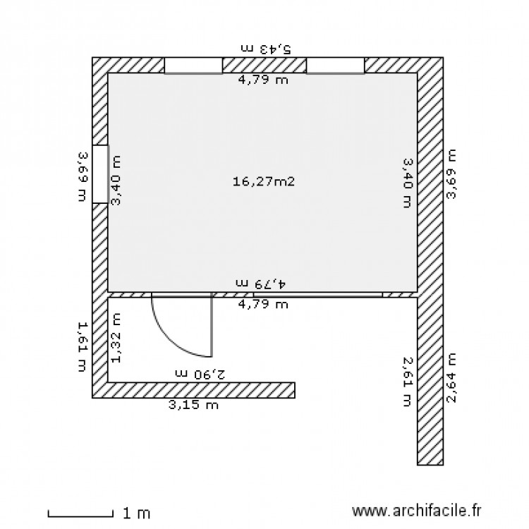 Test 01. Plan de 0 pièce et 0 m2