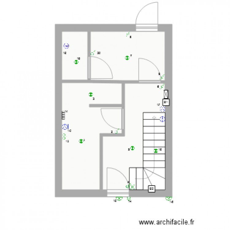 logement 2 RdC. Plan de 0 pièce et 0 m2