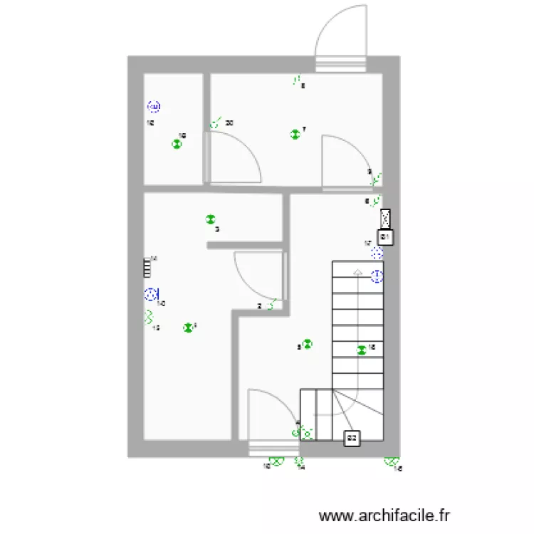 logement 2 RdC. Plan de 