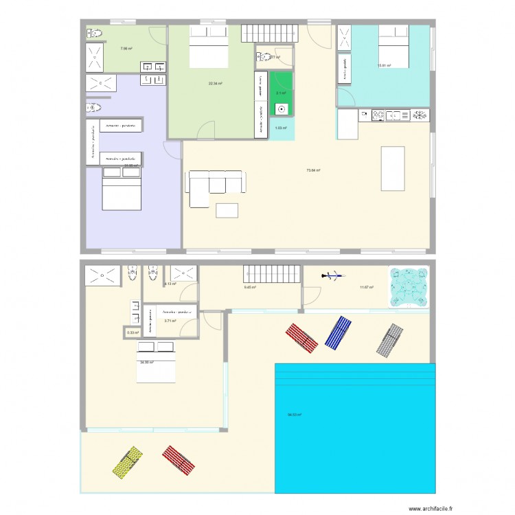 essai. Plan de 0 pièce et 0 m2