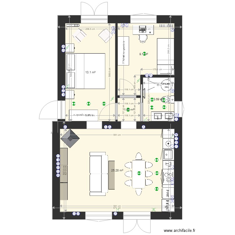 ROUTE DE BEHOBIE 153 PLAN 5 ELECTRICITE. Plan de 0 pièce et 0 m2