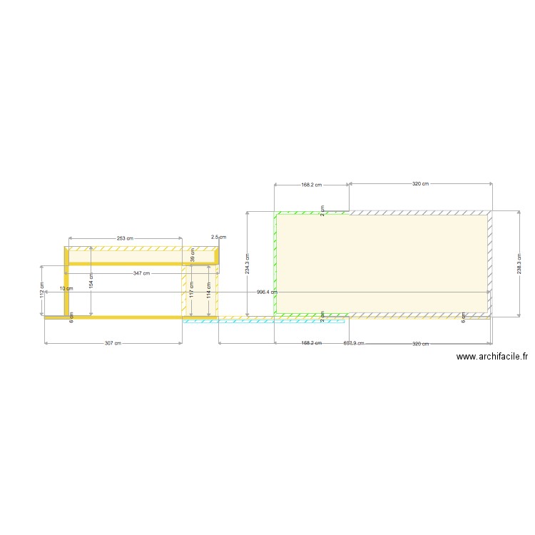 Atelier kiwi. Plan de 0 pièce et 0 m2